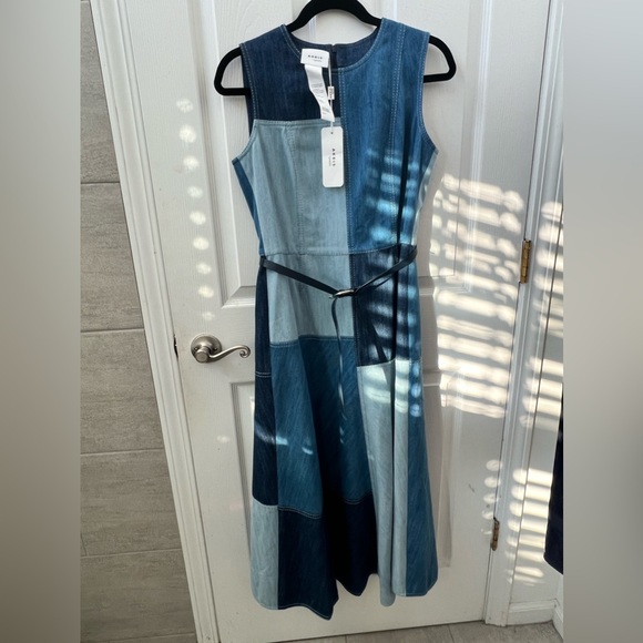 New with tags Akris Punto denim multi dress size 8 - Picture 4 of 9